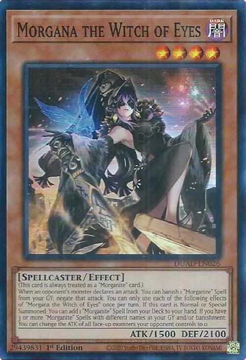 Morgana the Witch of Eyes [DUAD-EN026] Super Rare | Shuffle n Cut Hobbies & Games
