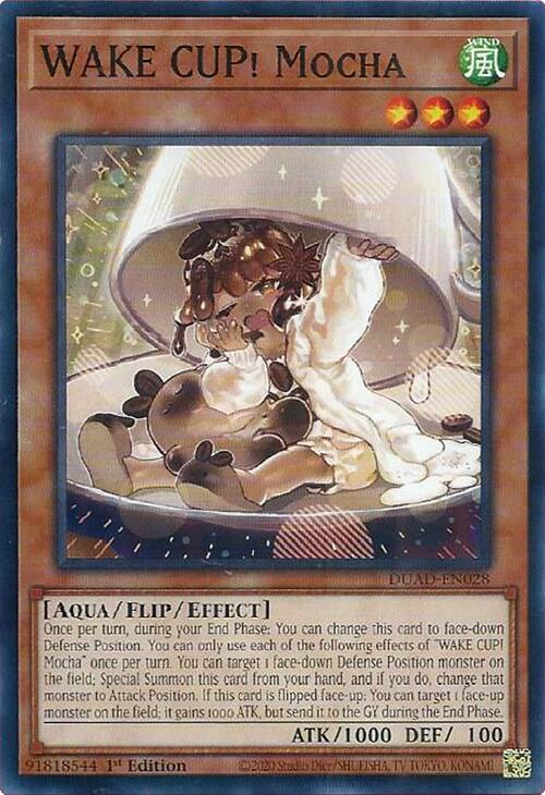 WAKE CUP! Mocha [DUAD-EN028] Common | Shuffle n Cut Hobbies & Games