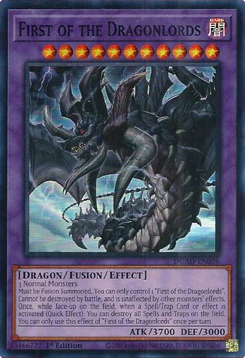 First of the Dragonlords [DUAD-EN036] Super Rare | Shuffle n Cut Hobbies & Games