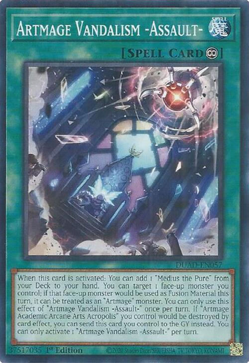 Artmage Vandalism -Assault- [DUAD-EN057] Common | Shuffle n Cut Hobbies & Games