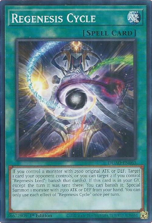 Regenesis Cycle [DUAD-EN063] Common | Shuffle n Cut Hobbies & Games