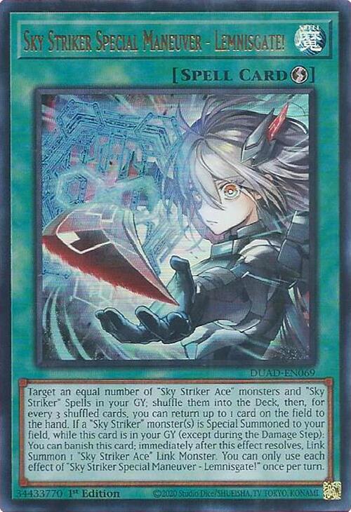 Sky Striker Special Maneuver - Lemnisgate! [DUAD-EN069] Ultra Rare | Shuffle n Cut Hobbies & Games