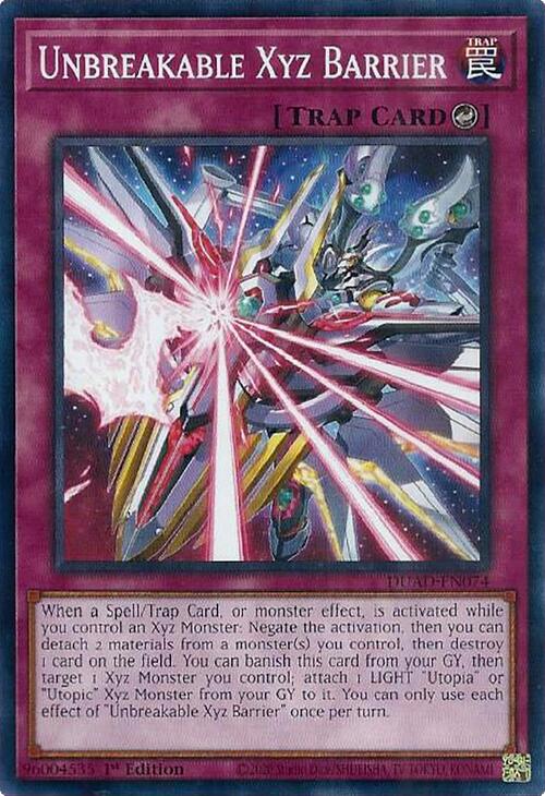 Unbreakable Xyz Barrier [DUAD-EN074] Common | Shuffle n Cut Hobbies & Games
