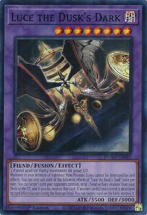 Luce the Dusk's Dark [DUAD-EN082] Super Rare | Shuffle n Cut Hobbies & Games