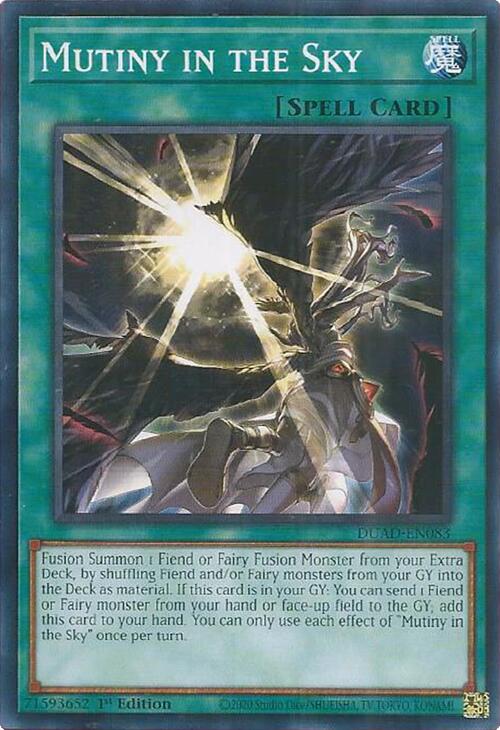 Mutiny in the Sky [DUAD-EN083] Common | Shuffle n Cut Hobbies & Games