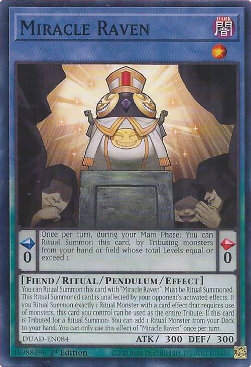 Miracle Raven [DUAD-EN084] Common | Shuffle n Cut Hobbies & Games