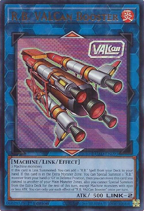 R.B. VALCan Booster [DUAD-EN093] Ultra Rare | Shuffle n Cut Hobbies & Games