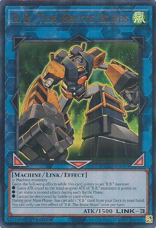 R.B. The Brute Blues [DUAD-EN094] Ultra Rare | Shuffle n Cut Hobbies & Games