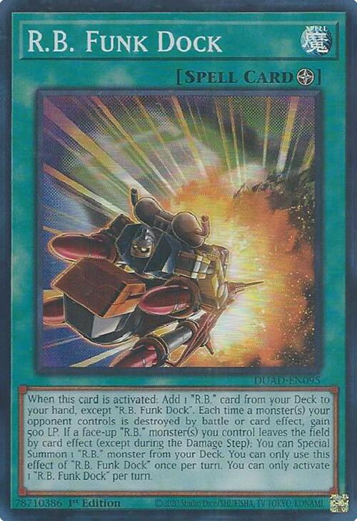 R.B. Funk Dock [DUAD-EN095] Super Rare | Shuffle n Cut Hobbies & Games