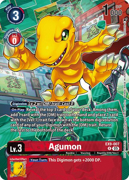 Agumon [EX9-007] (Digital Monster Day Commemoration Event Participant) [Promotional Cards] | Shuffle n Cut Hobbies & Games