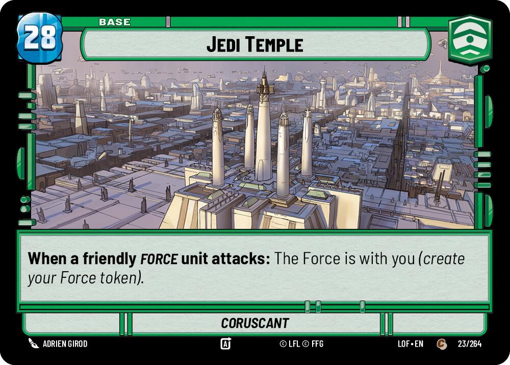 Jedi Temple // Force (023/264 // T03/T03) (023/264 // T03/T03) [Legends of the Force] | Shuffle n Cut Hobbies & Games