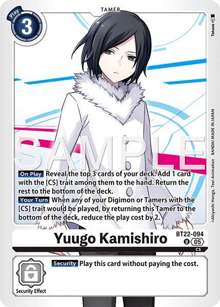 Yuugo Kamishiro [BT22-094] [Cyber Eden] | Shuffle n Cut Hobbies & Games