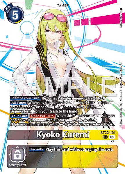 Kyoko Kuremi [BT22-101] [Cyber Eden] | Shuffle n Cut Hobbies & Games