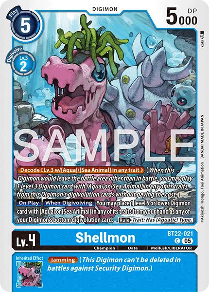 Shellmon [BT22-021] [Cyber Eden] | Shuffle n Cut Hobbies & Games