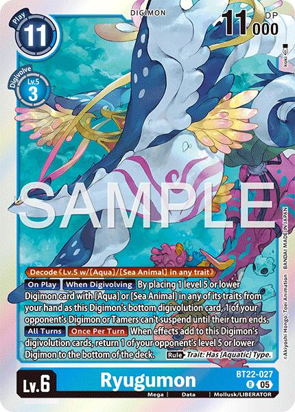Ryugumon [BT22-027] [Cyber Eden] | Shuffle n Cut Hobbies & Games