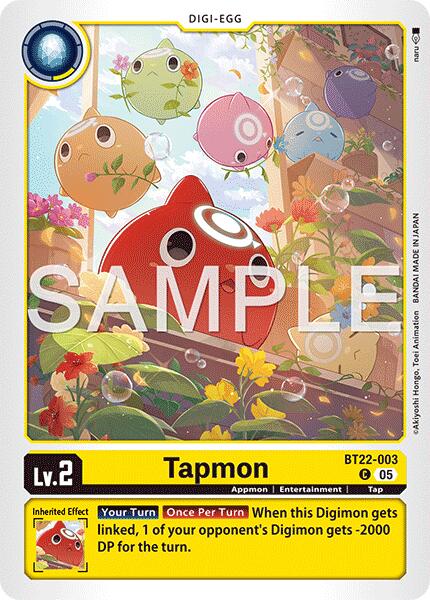 Tapmon [BT22-003] [Cyber Eden] | Shuffle n Cut Hobbies & Games