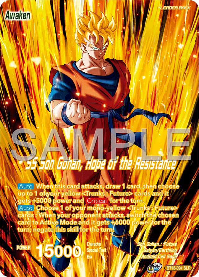 Son Gohan // SS Son Gohan, Hope of the Resistance (Reprint) (BT13-091) [Premium Anniversary Box 2025] | Shuffle n Cut Hobbies & Games