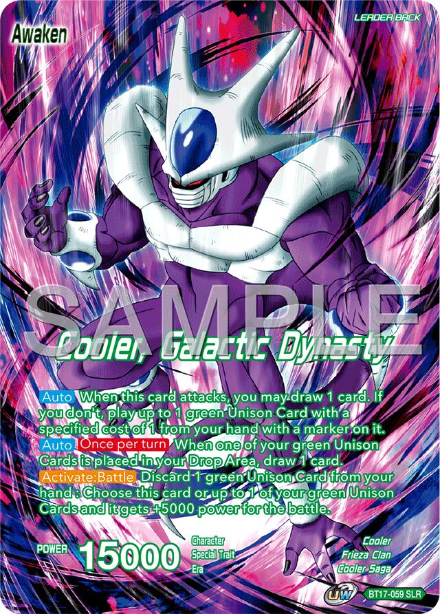Cooler // Cooler, Galactic Dynasty (Reprint) (BT17-059) [Premium Anniversary Box 2025] | Shuffle n Cut Hobbies & Games
