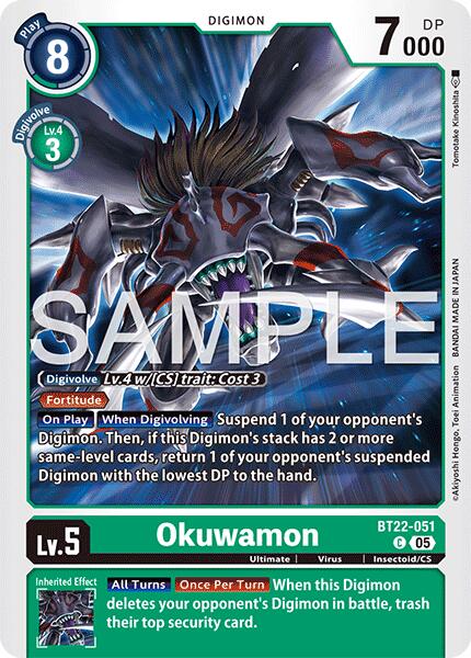 Okuwamon [BT22-051] [Cyber Eden] | Shuffle n Cut Hobbies & Games