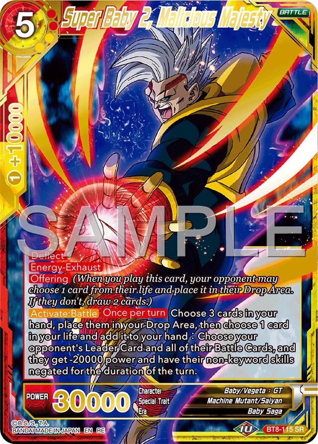 Super Baby 2, Malicious Majesty (Reprint) (BT8-115) [Premium Anniversary Box 2025] | Shuffle n Cut Hobbies & Games
