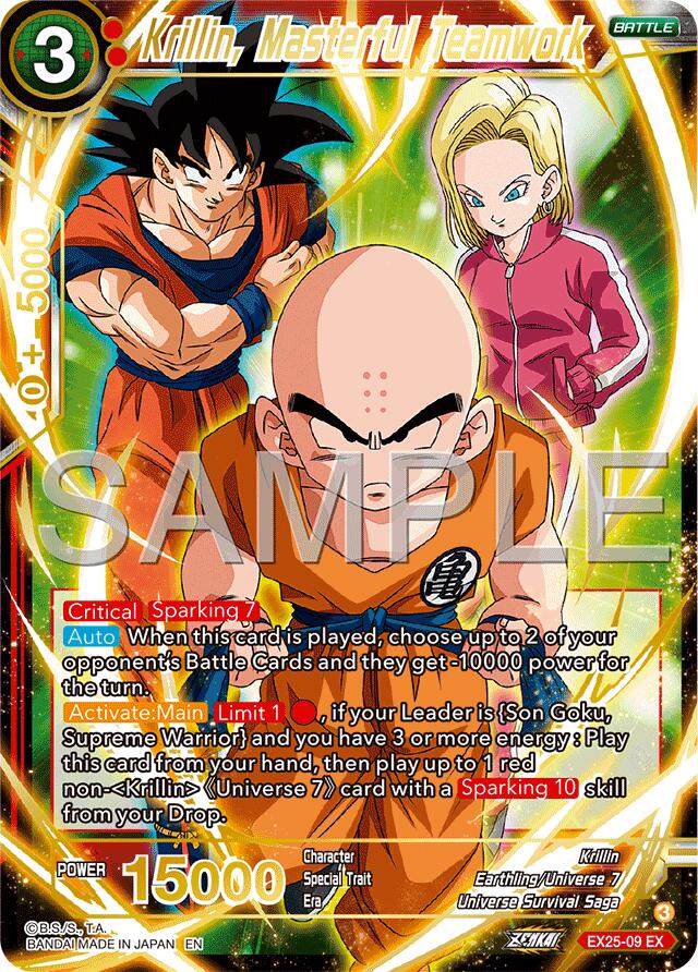 Krillin, Masterful Teamwork (EX25-09) [Premium Anniversary Box 2025] | Shuffle n Cut Hobbies & Games