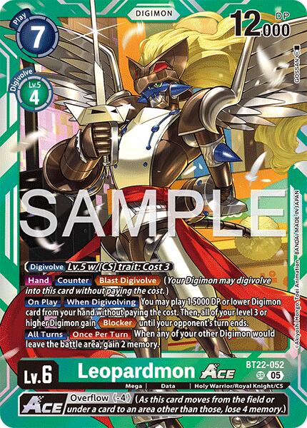 Leopardmon ACE [BT22-052] [Cyber Eden] | Shuffle n Cut Hobbies & Games