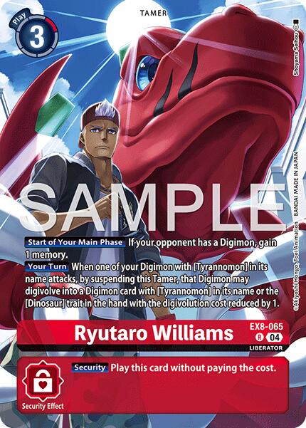 Ryutaro Williams [EX8-065] (Digimon Liberator Debuggers Set) [Chain of Liberation] | Shuffle n Cut Hobbies & Games