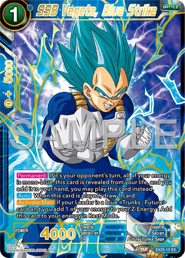 SSB Vegeta, Blue Strike (EX25-15) [Premium Anniversary Box 2025] | Shuffle n Cut Hobbies & Games