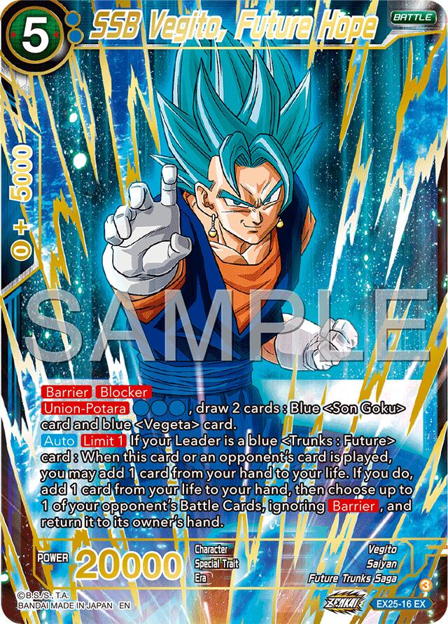 SSB Vegito, Future Hope (EX25-16) [Premium Anniversary Box 2025] | Shuffle n Cut Hobbies & Games