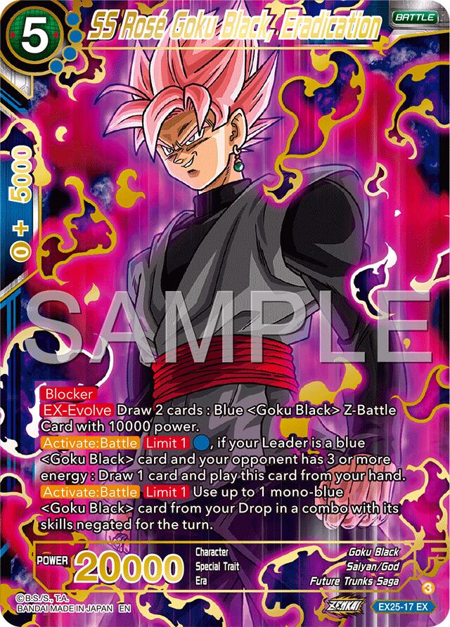 SS Rose Goku Black, Eradication (EX25-17) [Premium Anniversary Box 2025] | Shuffle n Cut Hobbies & Games