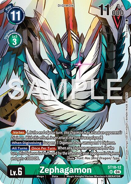 Zephagamon [ST18-12] (Digimon Liberator Debuggers Set) [Starter Deck: Guardian Vortex] | Shuffle n Cut Hobbies & Games