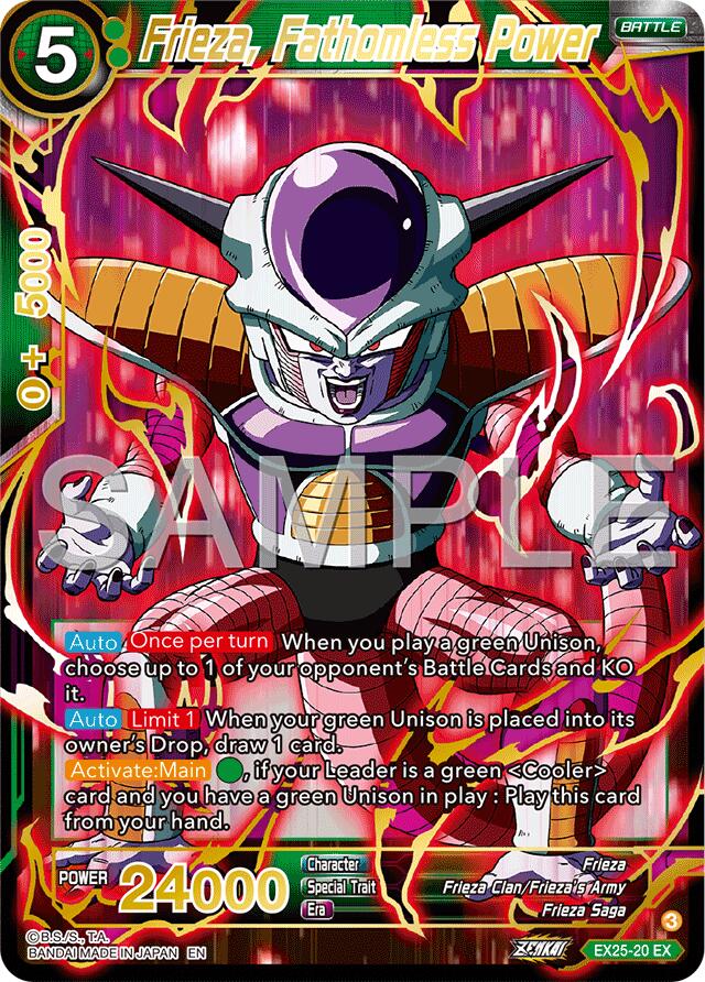 Frieza, Fathomless Power (EX25-20) [Premium Anniversary Box 2025] | Shuffle n Cut Hobbies & Games