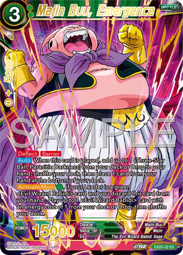 Majin Buu, Emergence (EX25-22) [Premium Anniversary Box 2025] | Shuffle n Cut Hobbies & Games