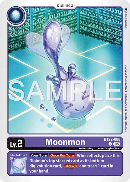 Moonmon [BT22-006] [Cyber Eden] | Shuffle n Cut Hobbies & Games