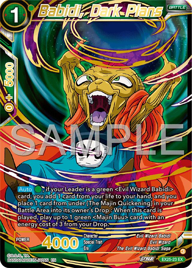 Babidi, Dark Plans (EX25-23) [Premium Anniversary Box 2025] | Shuffle n Cut Hobbies & Games