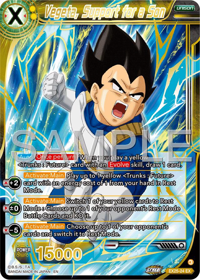 Vegeta, Support for a Son (EX25-24) [Premium Anniversary Box 2025] | Shuffle n Cut Hobbies & Games