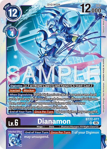 Dianamon [BT22-077] [Cyber Eden] | Shuffle n Cut Hobbies & Games