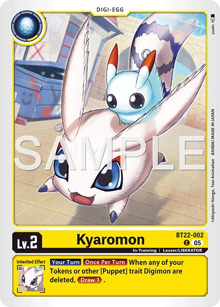 Kyaromon [BT22-002] [Cyber Eden] | Shuffle n Cut Hobbies & Games