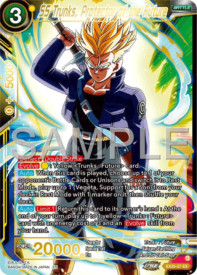 SS Trunks, Protector of the Future (EX25-27) [Premium Anniversary Box 2025] | Shuffle n Cut Hobbies & Games