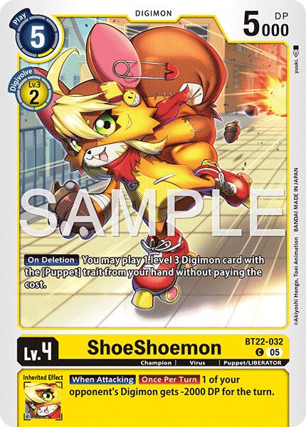 ShoeShoemon [BT22-032] [Cyber Eden] | Shuffle n Cut Hobbies & Games