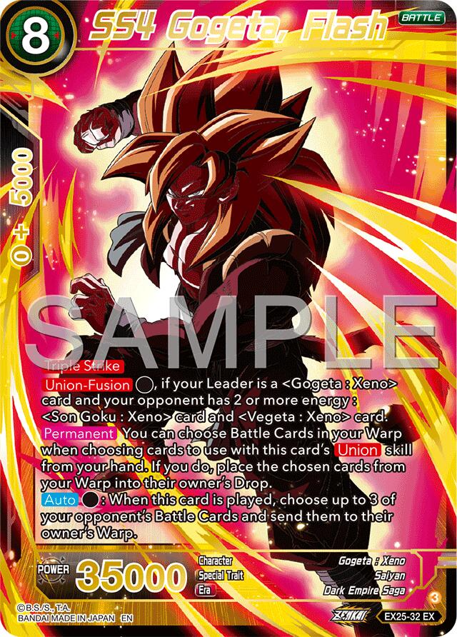 SS4 Gogeta, Flash (EX25-32) [Premium Anniversary Box 2025] | Shuffle n Cut Hobbies & Games