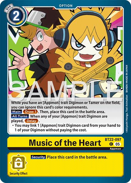 Music of the Heart [BT22-097] [Cyber Eden] | Shuffle n Cut Hobbies & Games