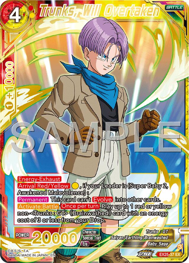 Trunks, Will Overtaken (EX25-37) [Premium Anniversary Box 2025] | Shuffle n Cut Hobbies & Games