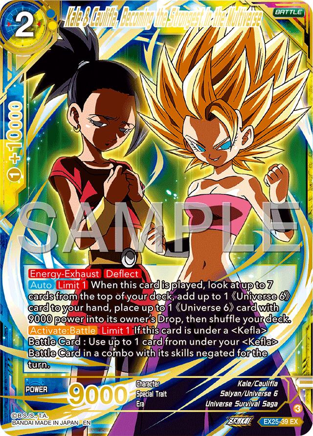 Kale & Caulifla, Becoming the Strongest in the Multiverse (EX25-39) [Premium Anniversary Box 2025] | Shuffle n Cut Hobbies & Games