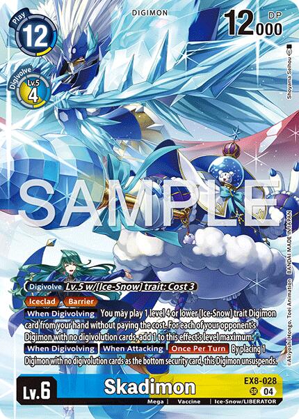 Skadimon [EX8-028] (Digimon Liberator Debuggers Set) [Chain of Liberation] | Shuffle n Cut Hobbies & Games
