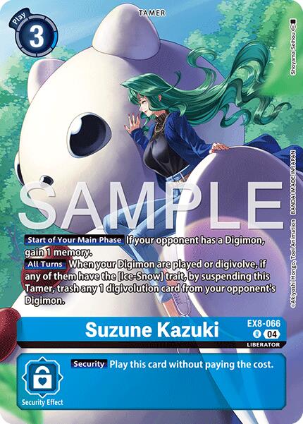 Suzune Kazuki [EX8-066] (Digimon Liberator Debuggers Set) [Chain of Liberation] | Shuffle n Cut Hobbies & Games