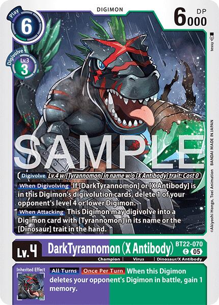 Dark Tyrannomon [BT22-070] (X Antibody) [Cyber Eden] | Shuffle n Cut Hobbies & Games