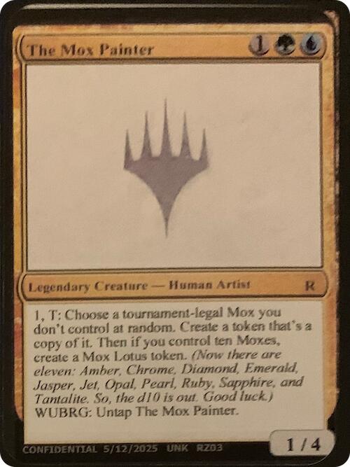 The Mox Painter [Unknown Event] | Shuffle n Cut Hobbies & Games