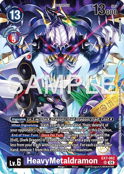 HeavyMetaldramon [EX7-062] (Digimon Liberator Debuggers Set) [Digimon LIBERATOR] | Shuffle n Cut Hobbies & Games