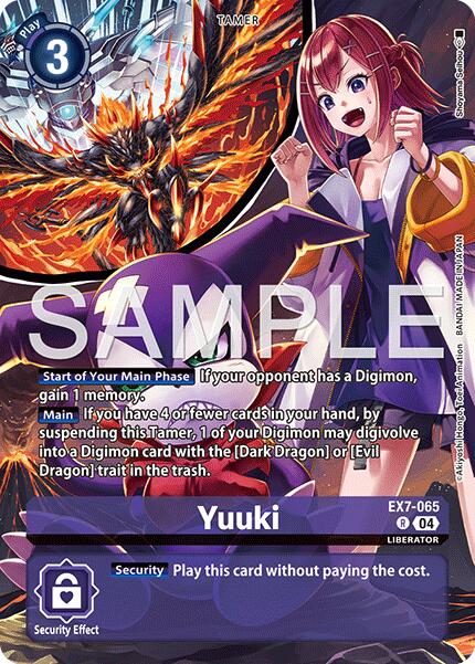 Yuuki [EX7-065] (Digimon Liberator Debuggers Set) [Digimon LIBERATOR] | Shuffle n Cut Hobbies & Games